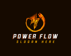 Electric Power Plug logo design