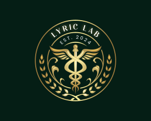 Health Medical Caduceus logo design