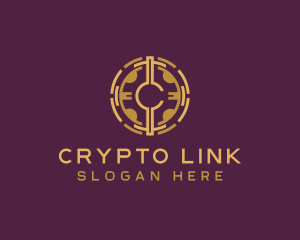 Digital Crypto Letter C logo design