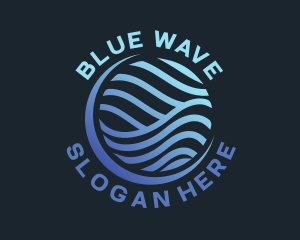 Blue Waves Technology logo design