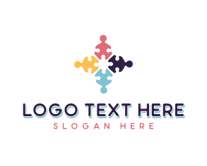 Kindergarten - Kindergarten Jigsaw Puzzle logo design