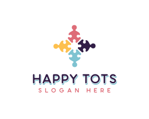 Kindergarten - Kindergarten Jigsaw Puzzle logo design