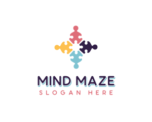 Puzzle - Kindergarten Jigsaw Puzzle logo design