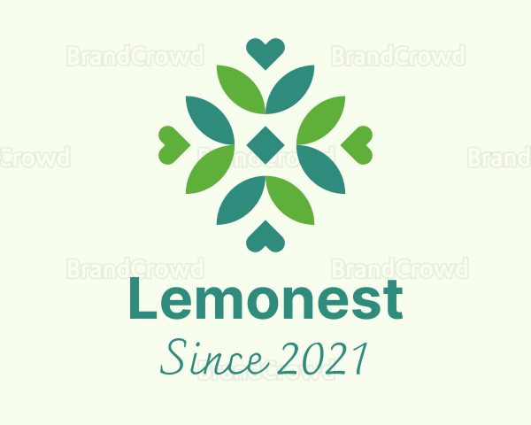 Sustainable Leaf Pattern Logo