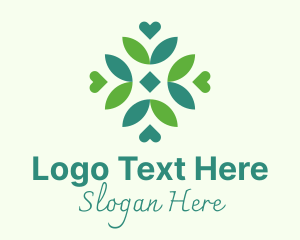 Sustainable Leaf Pattern Logo