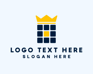 Pixel Grid Royalty logo design