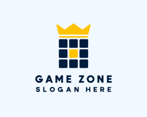 Pixel Grid Royalty logo design