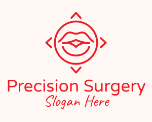 Lip Plastic Surgery logo design