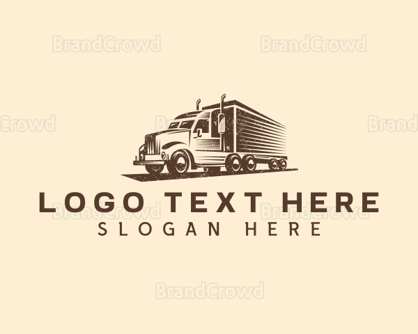 Automotive Hauling Truck Logo