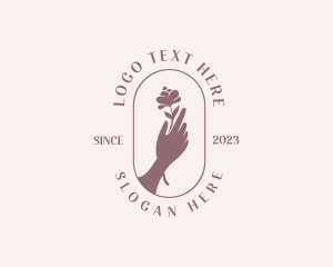 Hands - Flower Beauty Spa logo design