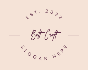 Premium Feminine Craft logo design