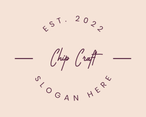 Premium Feminine Craft logo design