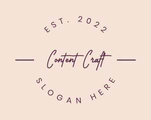 Premium Feminine Craft logo design