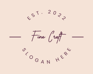 Premium Feminine Craft logo design