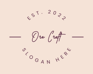 Premium Feminine Craft logo design