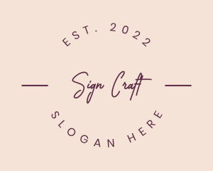 Premium Feminine Craft logo design