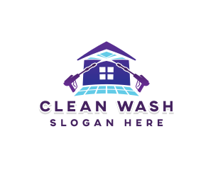 Clean Pressure Wash logo design