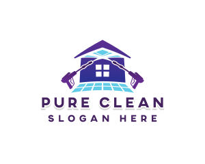 Clean Pressure Wash logo design