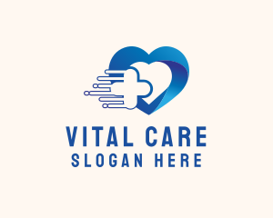 Medical Heart Emergency logo design