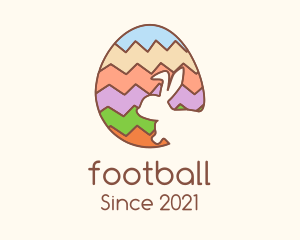 Celebration - Colorful Easter Egg logo design