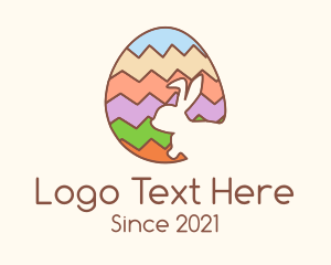 Nursery - Colorful Easter Egg logo design