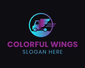 Fast Wing Truck logo design