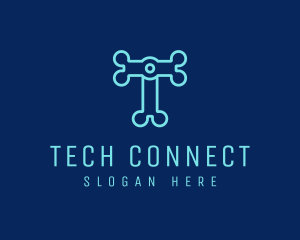 Electronics - Tech Electronics Letter T logo design