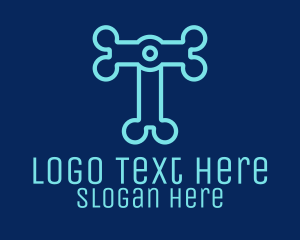 Electronics - Letter T Electronics logo design