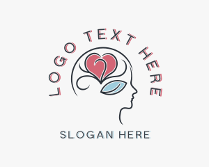 Therapy - Heart Mental Counselling logo design