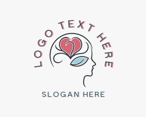 Psychology - Heart Mental Counselling logo design