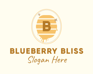 Honey Beehive Beeswax logo design