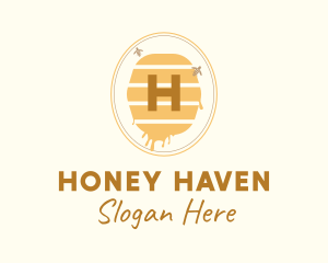 Apiculturist - Honey Beehive Beeswax logo design