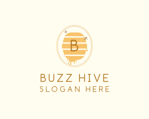 Honey Beehive Beeswax logo design