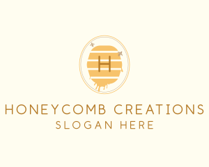 Honey Beehive Beeswax logo design