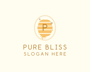 Honey Beehive Beeswax logo design