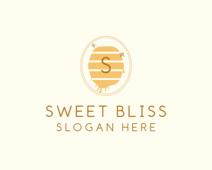 Honey Beehive Beeswax logo design