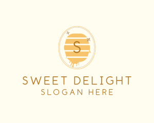 Honey Beehive Beeswax logo design