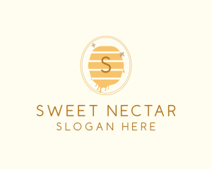 Honey Beehive Beeswax logo design