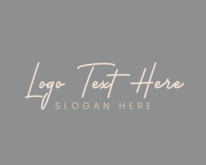 Shop - Generic Signature Studio logo design