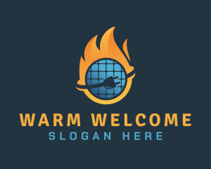 Hot Cold Electricity logo design