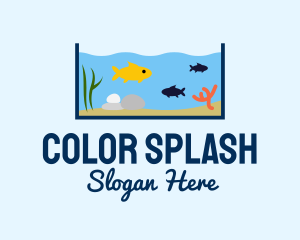 Fish Tank Aquarium logo design