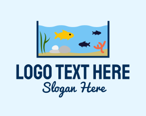 Color - Fish Tank Aquarium logo design