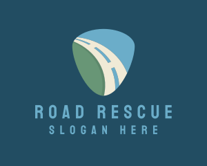 Road Safety Shield logo design