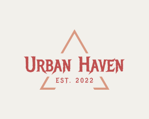 Urban Punk Triangle logo design