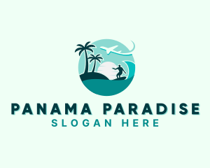 Holiday Beach Surfing logo design