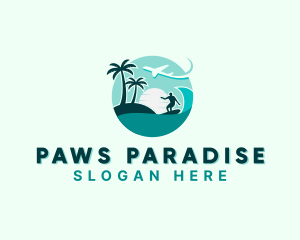 Holiday Beach Surfing logo design