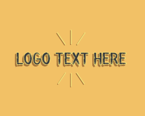 Text - Sunny Retro Artist logo design