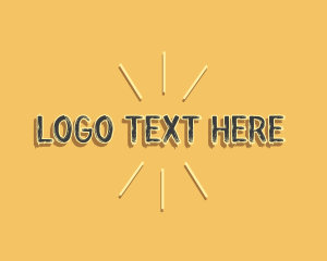 Poster - Sunny Retro Artist logo design