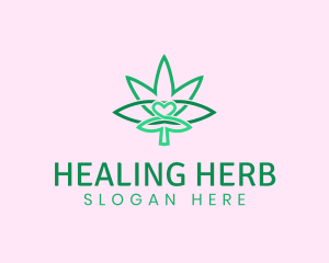 Weed Heart Medicine logo design