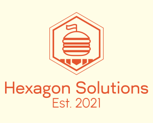 Hexagon - Hexagon Burger Fast Food logo design